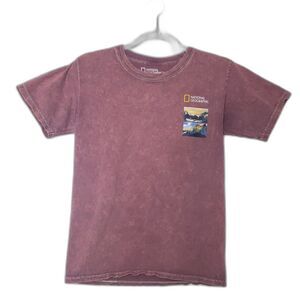 NATIONAL GEOGRAPHIC Patagonia, Chile Purple T Shirt Womens Size Small